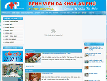 Tablet Screenshot of benhvienanphu.com